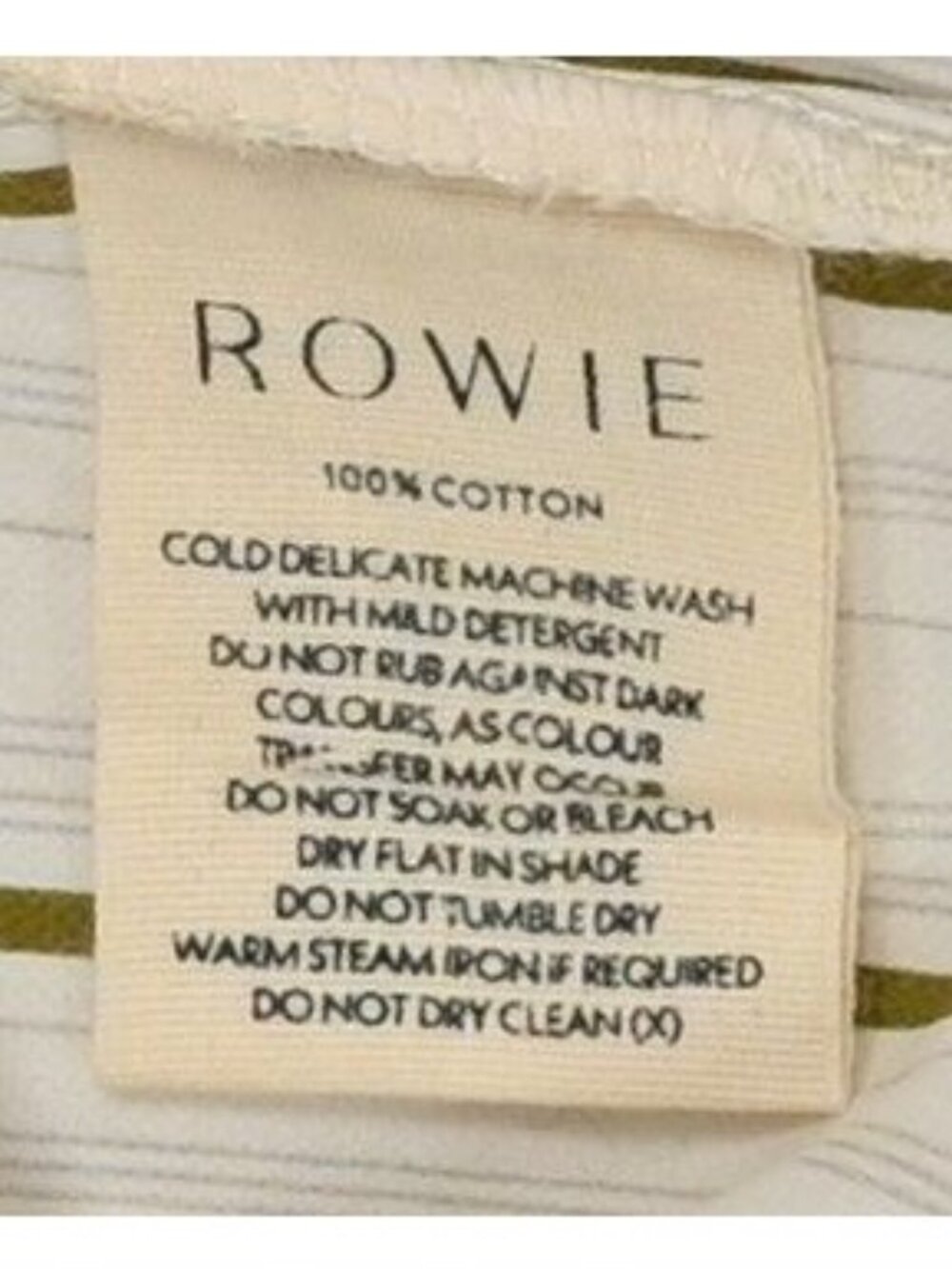 Rowie The Label Nola Long Sleeve Shirt in Cactus Stripe - Picture 3 of 4
